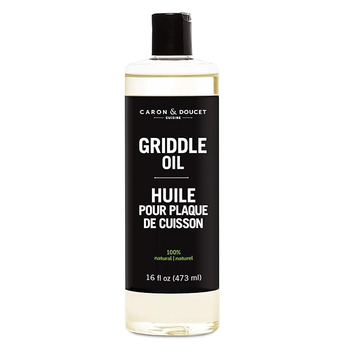 CARON & DOUCET Griddle Seasoning & Cleaning Oil | 100% Plant-Based & Food Grade by CaronDoucet