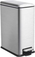 12 Gallon Slim Kitchen Trash Can, Metal Trash Can by JM%C2%B7YIPENG