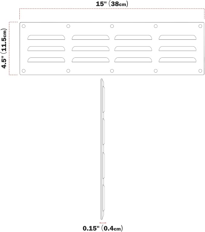 Stanbroil Stainless Steel Venting Panel - Image 3