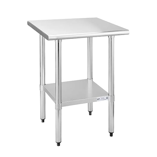 Hally Sinks & Tables H Stainless Steel Table by HallySinksTablesH