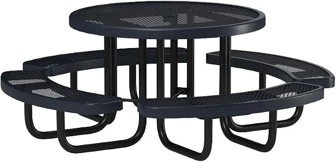 COATEDOUTDOORFURNITURE Heavy-Duty Portable Outdoor Picnic Table - Image 4