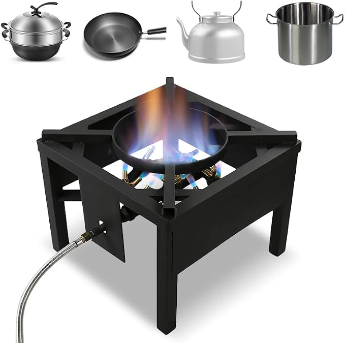 Jet Burner 23 Tips Outdoor Propane Gas Cooker by COOKAMP