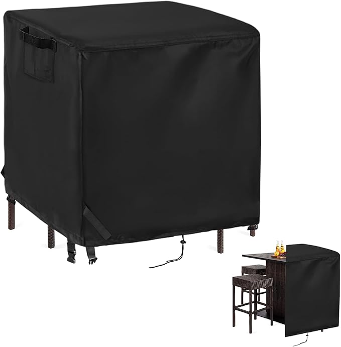 Waterproof Cover for Best Choice Products 5 Piece Outdoor Wicker Table Set by Guisong