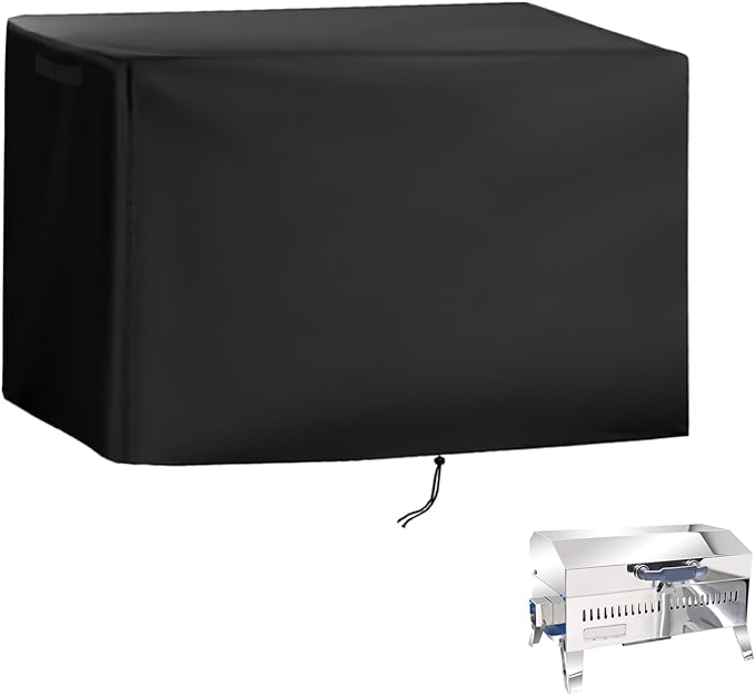 Grill Cover for Magma Boat Grill, Heavy-Duty 600D BBQ Cover for Magma Pontoon by Unknown