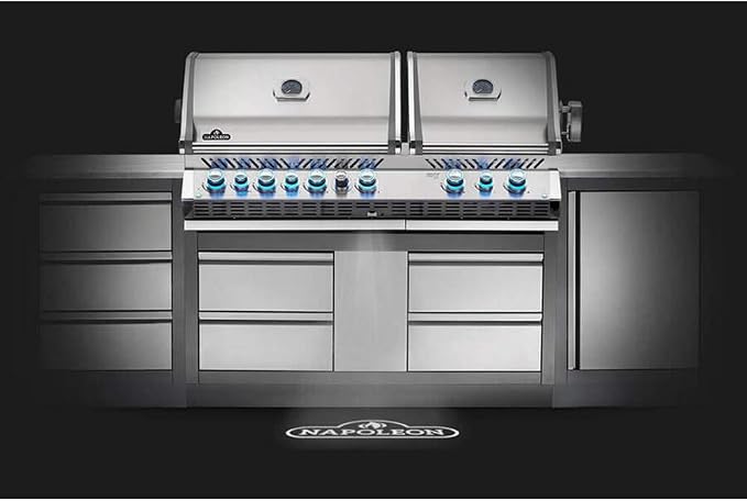 Napoleon BIPRO825RBINSS-3 Built-in Prestige PRO 825 RBI Natural Gas Grill Head - Image 3