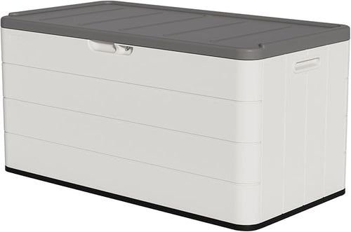 100 Gallon Outdoor Storage Box Waterproof Lockable Resin Deck Box Large by Decksplore%E2%80%94BuiltforOutdoor