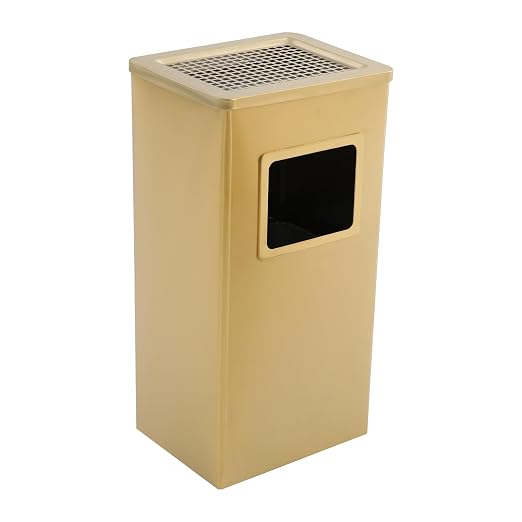 Trash Can with Lid Outdoor Indoor Stainless Steel Commercial Garbage Bin Waste - Image 5