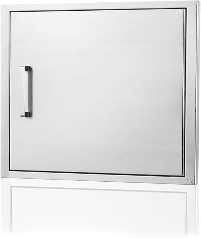 Outdoor Kitchen Door, 27 "W20 H Outdoor Kitchen Access Door, Stainless Steel by ATATOD