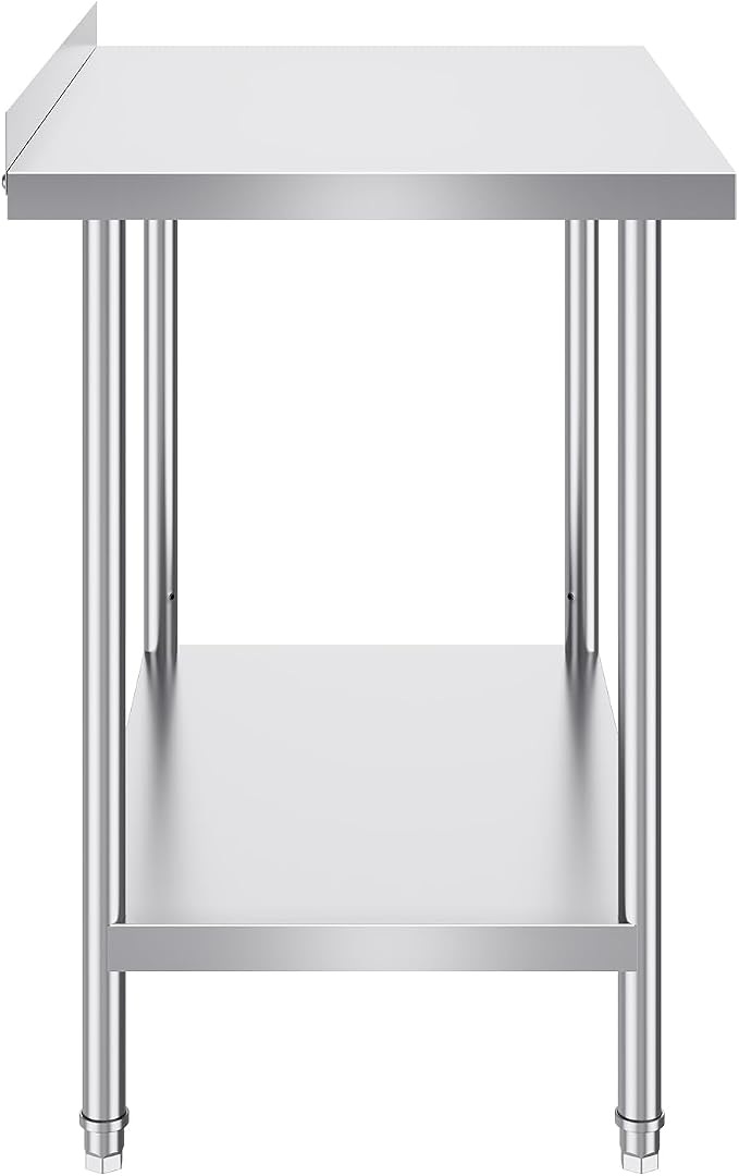 VEVOR 24 x 36 x 36 Inch Stainless Steel Work Table, Commercial Food Prep - Image 9