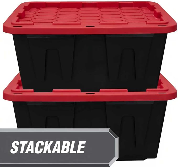 2-Pack 27-Gallon Storage Boxes - Image 3