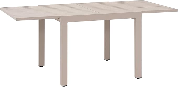 Soleil Jardin Aluminum Patio Extendable Dining Table, Adjustable Indoor Outdoor by SoleilJardin