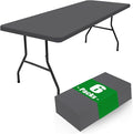 Spandex 4 Foot Rectangle Table Cloth 6 Pack, Elastic Fitted Tablecloths by Moosfor