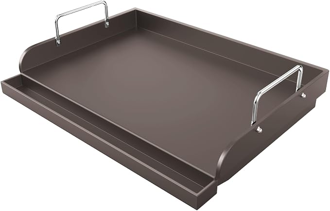 Griddle for Gas Grill Metal Cooking Griddle Pan for Outdoor Gas Grill by Uniflasy