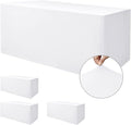 Nasitos White Fitted Table Covers Stretch Spandex by Nasitoshomedecor