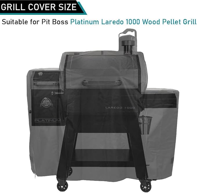 ZJYWSCH Grill Cover for Pit Boss Platinum Laredo 1000 Wood Pellet Grill and - Image 2