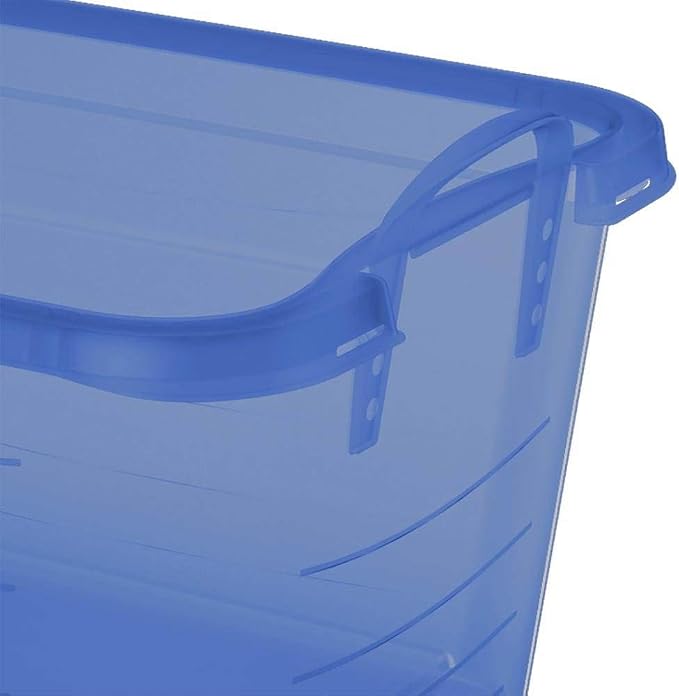 Life Story 6 Pack Light Duty Stackable Storage Bin, 55 Quart Home Organizer - Image 6
