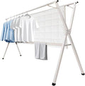 63 inches Foldable Clothes Drying Rack, Heavy Duty Stainless Steel Laundry by shengshi