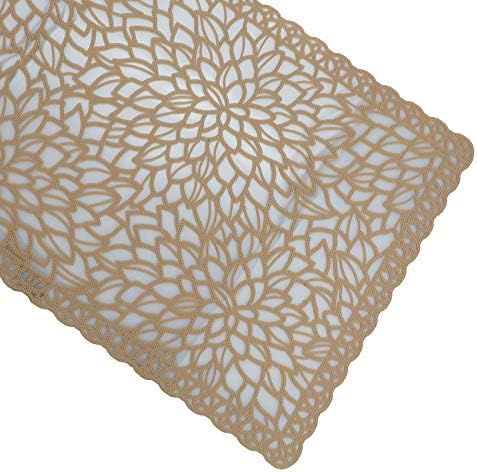 Gugrida Plastic Light Brown Placemats - Image 6