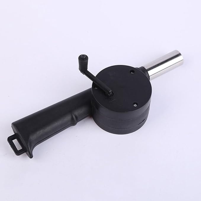 Manual Bbq Air Blower Hand Crank Fan Portable Campfire Bellows - Image 5