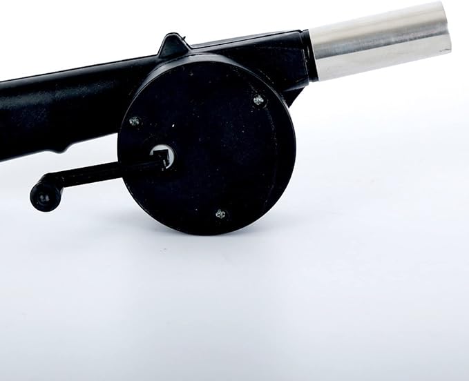 Small Manual Air Blower Hand Crank BBQ Fan Portable Barbecue Air Blower - Image 9