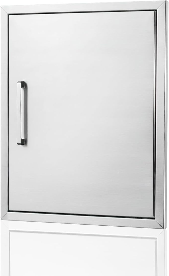 Outdoor Kitchen Door, 20 "W27 H Outdoor Kitchen Access Door, Stainless Steel by ATATOD