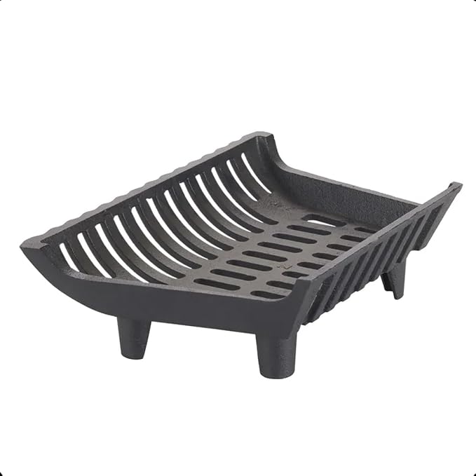 17 inch Fireplace Grate Heavy Duty, Cast Iron Fire Grate - Image 3