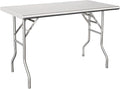 HARDURA Folding Stainless Steel Table 24X48 Inches by HARDURA