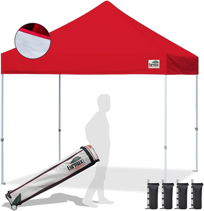 Eurmax USA Standard 10x10ft Patio Pop Up Canopy Tent by Eurmax