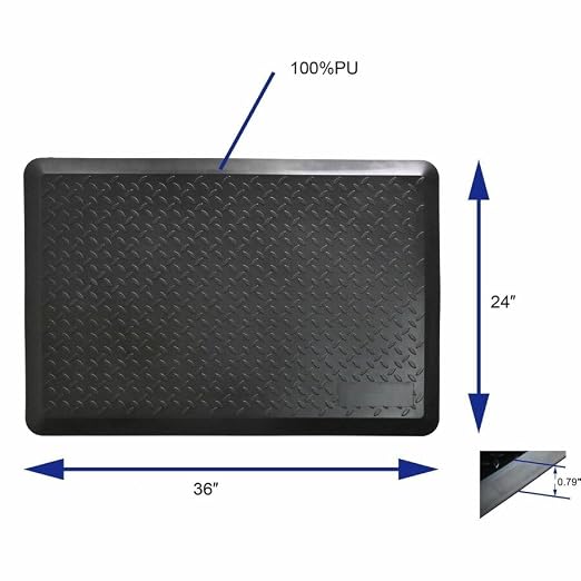 Lorell Workstation Mat, Polyurethane Foam - Image 4