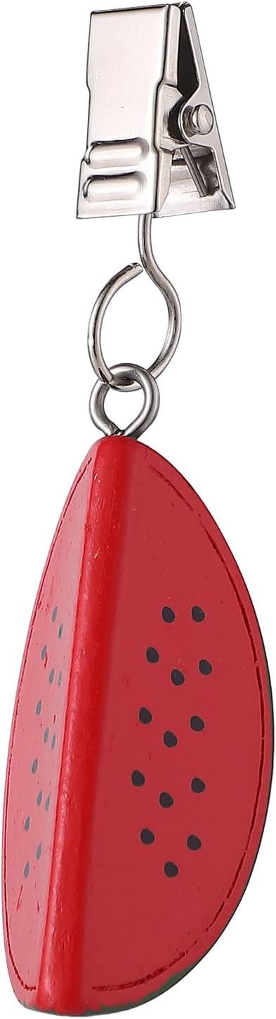 TwoFish Home Set of 4 Ｗatermelon Resin Tablecloth Weights Clips Handicraft - Image 5