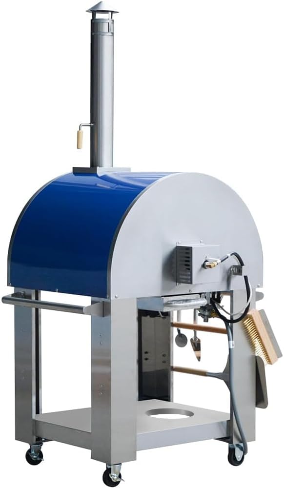 KOSTCH 32.5 inch Wood Fired and Propane Gas Pizza Oven - Image 4
