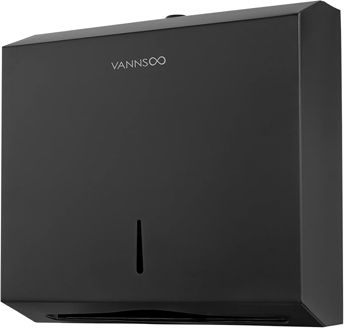 Commercial Paper Towel Dispenser Wall Mount, Tri-fold/Multi-fold/C-Fold by VANNSOO