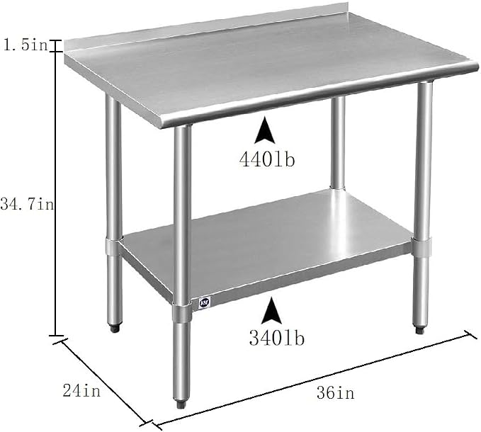 ROCKPOINT Stainless Steel Table - Image 3