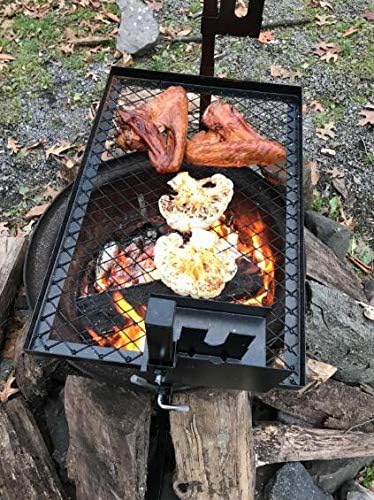 Onlyfire Adjustable Outdoor Camping Rotisserie Grill System and Spit Kit - Image 7