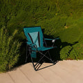 Camping Chair, XX-Large Folding Chair with Ripstop Polyester, Cayman Blue