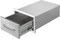 Outdoor Kitchen Drawers 14" W x 8.5" H x 23" D Stainless Steel Single Drawers by Unknown