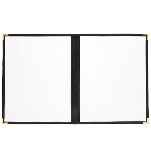 Juvale Clear Menu Covers 8x11 in 4 View - Image 8