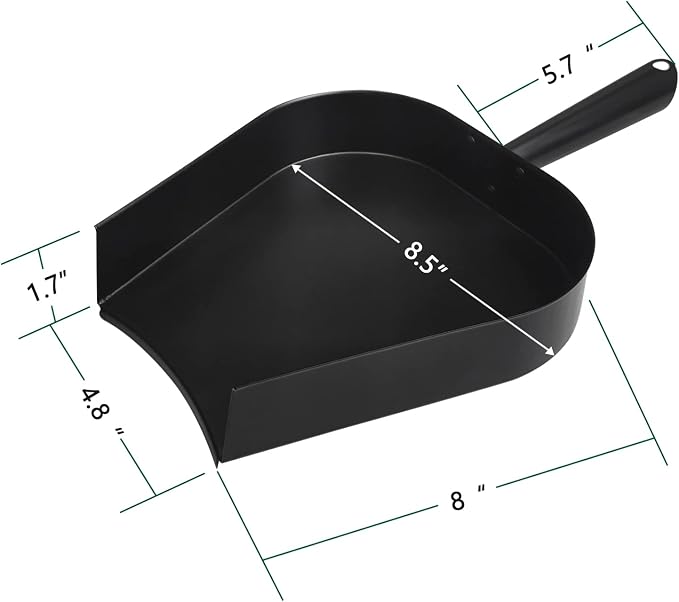 BBQ Ash Removal Pan Big Green Egg Accessories, Stainless Steel Ash Tool - Image 2