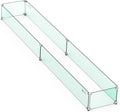 Skyflame Fire Pit Tempered Glass Wind Guard by Skyflame