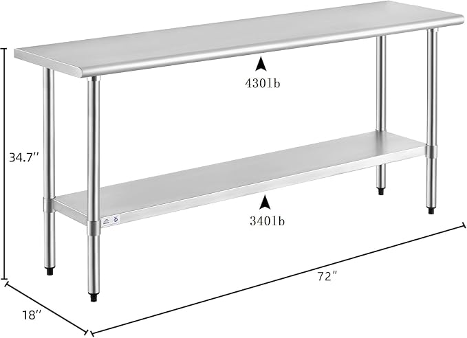 ROCKPOINT Stainless Steel Table - Image 3