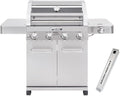 Monument Grills Larger Convertible 4-Burner Natural Gas Grill Stainless Steel by MonumentGrills