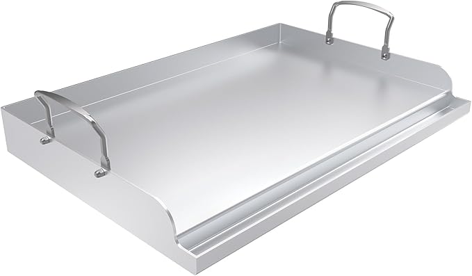 Universal Stainless Steel Cooking Griddle, Nonstick Flat Top Plate Insert by Uniflasy