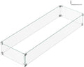41.5 x 13.5 x 6 Inch Glass Wind Guard by BriSunshine
