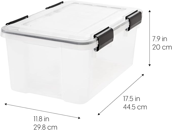 IRIS 19 Quart Weathertight Storage Box - Image 6