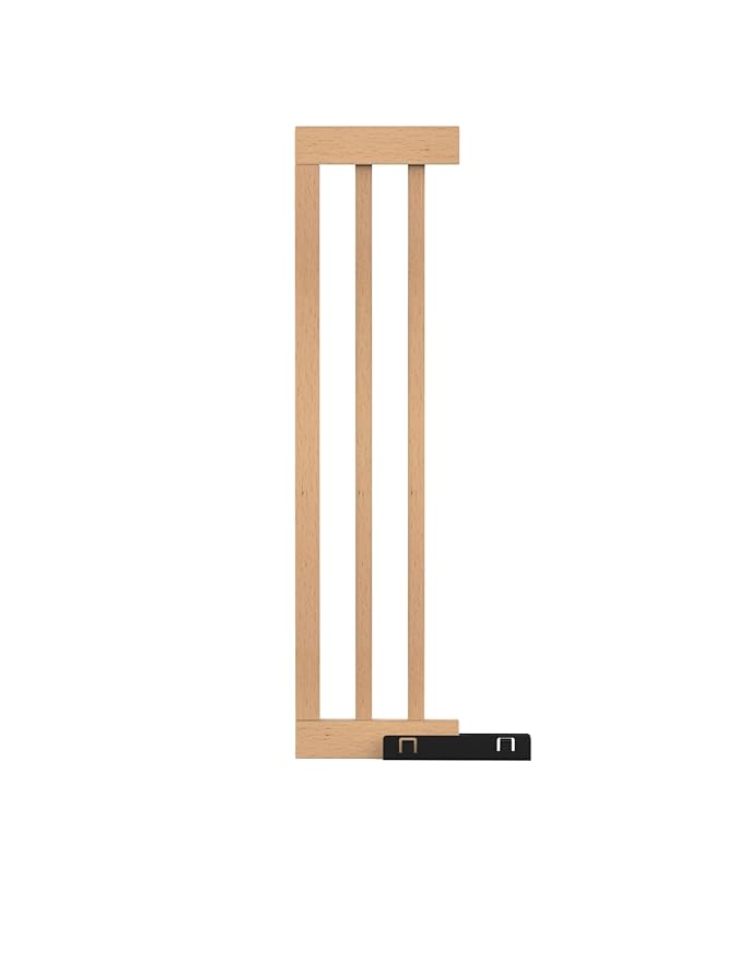 SizeWise™ Pressure Mounted Wooden Gate Extension 4" | Compatible by BabyDelight