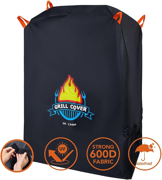 Vivicreate Waterproof BBQ Grill Cover 32 Inch Heavy Duty 420D Fabric Outdoor - Image 2