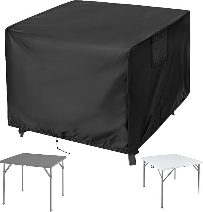 Outdoor Table Cover Square 34 inch Patio Table Cover Waterproof Patio Furniture by Unknown