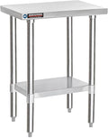 DuraSteel 24x18 Stainless Steel Work Table by DuraSteel