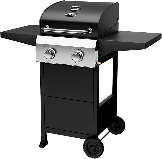 ROVSUN 2-Burner Propane Gas BBQ Grill by ROVSUN