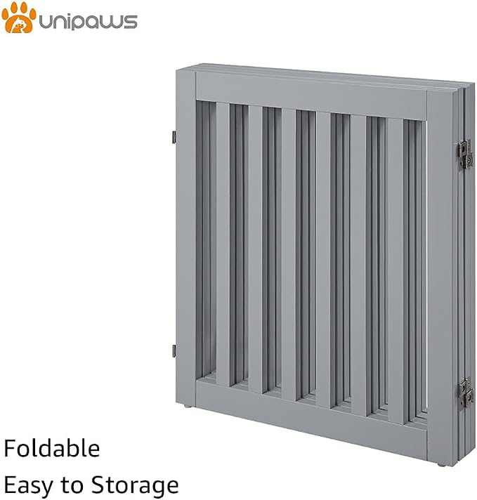 unipaws 24" H Free Standing Pet Gate - Image 5